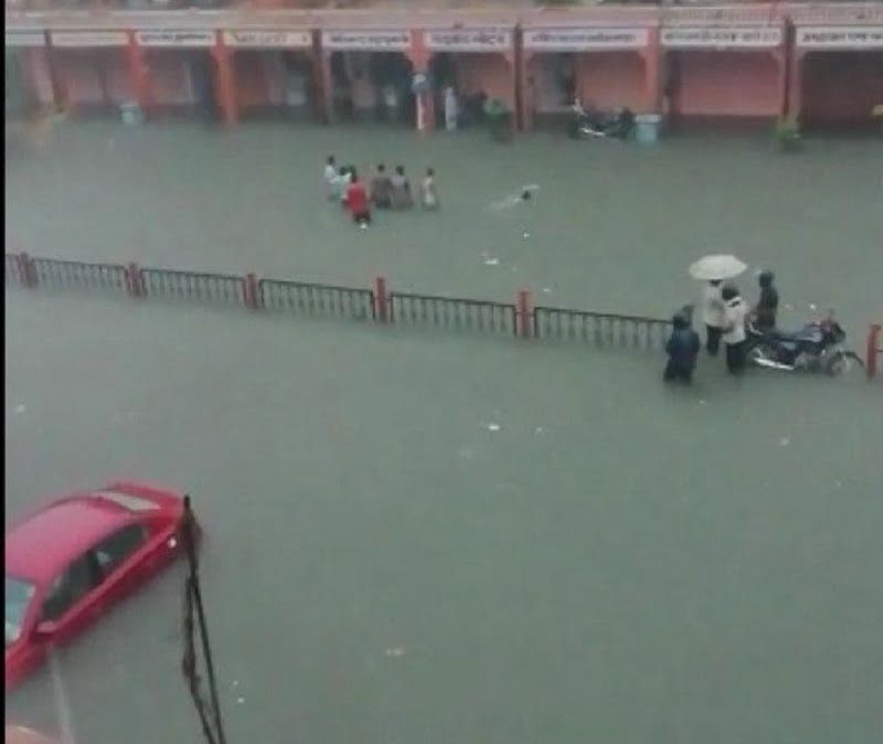 जयपुरः मूसलाधार बारिश से खुली प्रशासन के दावों की पोल, Video भी देखें | jaipur rain 2 1