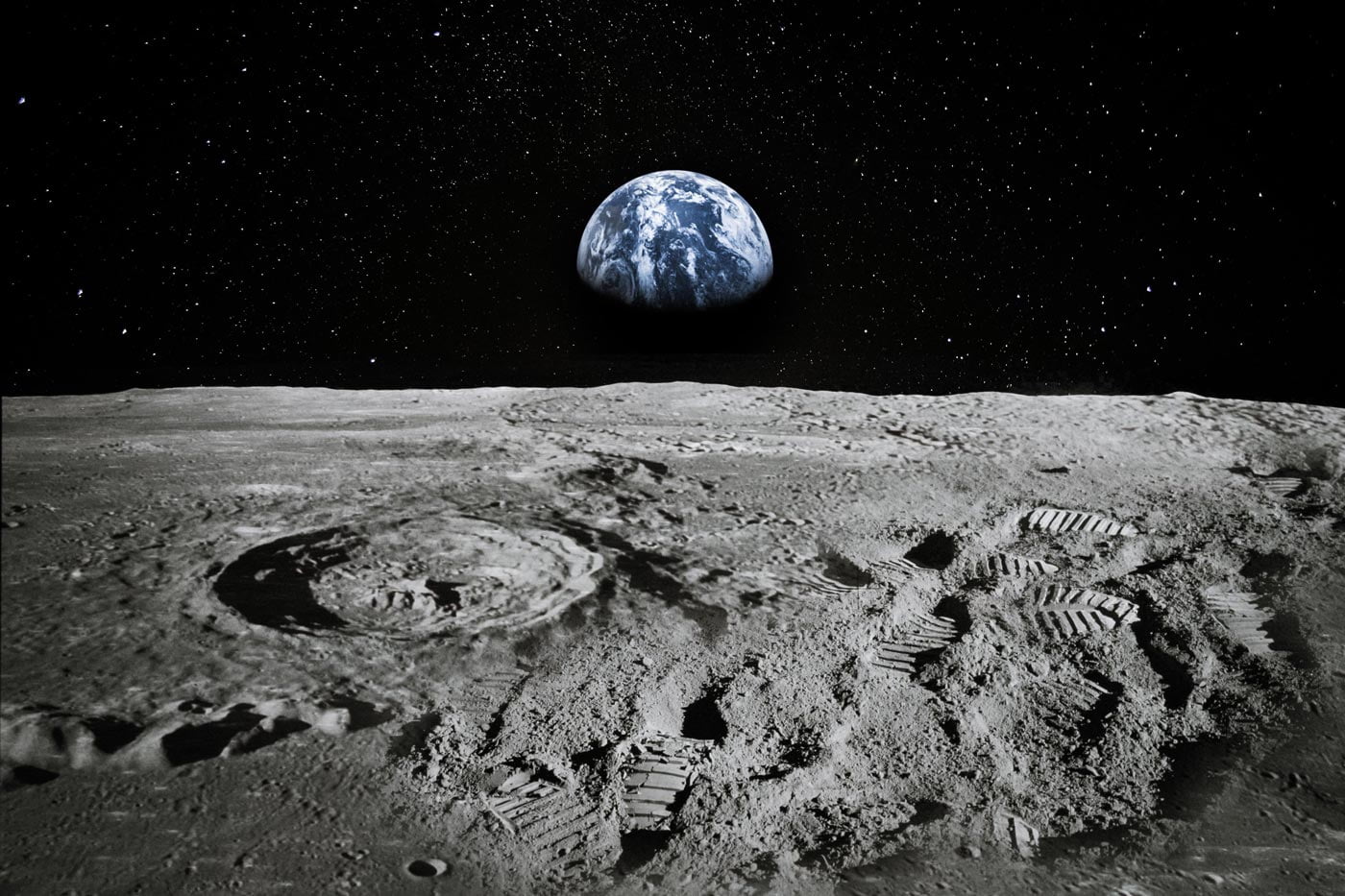 चांद पर बस्ती बसाने की तैयारी में नासा, कुछ ऐसा दिखेगा पृथ्वी का व्यू | earth view from moon