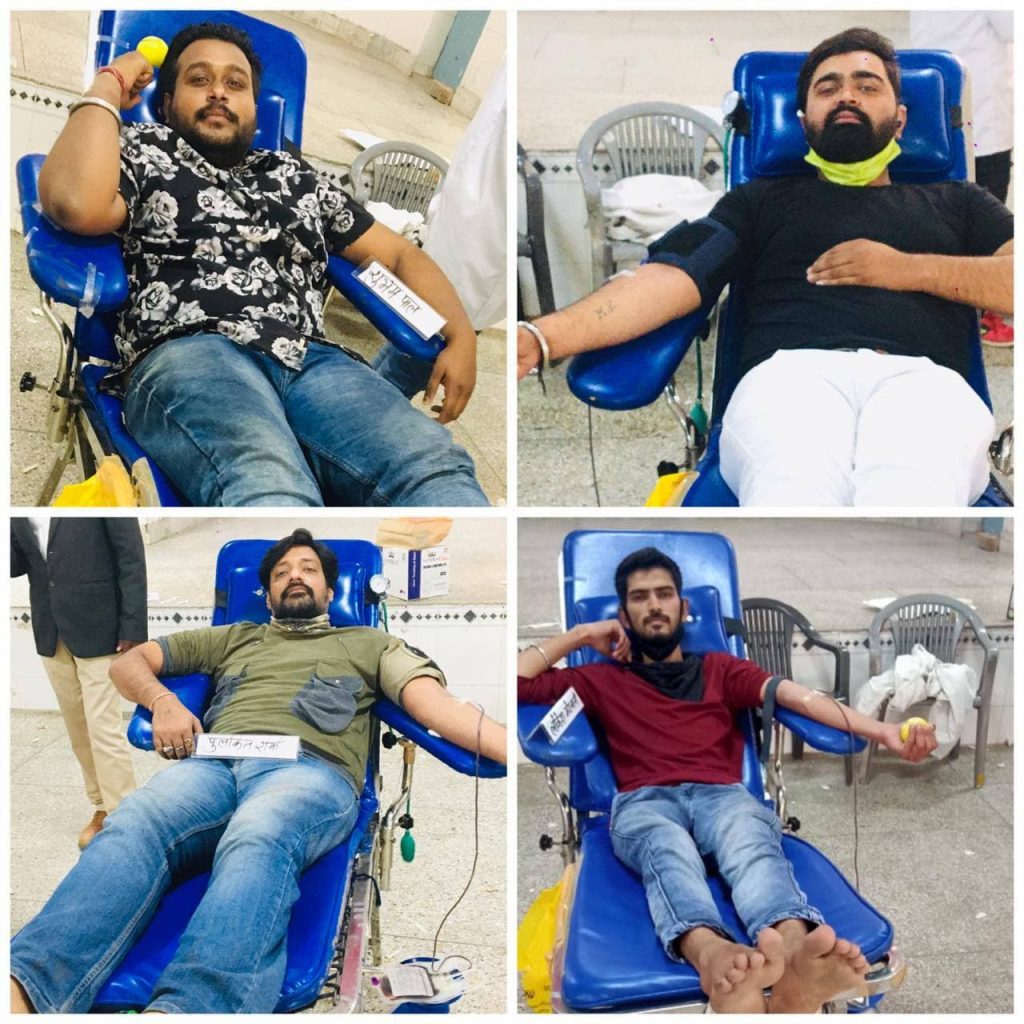 जयपुरः ब्लड डोनेशन कैंप में सड़क सुरक्षा का दिया संदेश, 112 यूनिट ब्लड किया एकत्र 1 जयपुरः ब्लड डोनेशन कैंप में सड़क सुरक्षा का दिया संदेश, 112 यूनिट ब्लड किया एकत्र | Blood Donation