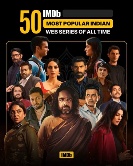 IMDb Top 50 Web Series India, Top 50 Hindi Web Series IMDb,